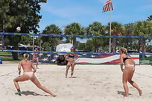 Sexy Volleyball Girls Seaside Nice Ass