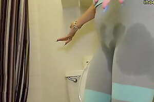 upsetting not far from pee girls wetting their skintight jeans pissing