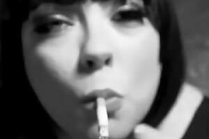 Chubby Mistress Tina Snua Cable Smokes 2 Lucky Act upon Cigarettes - Smoking Talisman