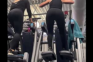 treadmill girls in titillating leggings