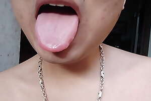 Ahegao tongue