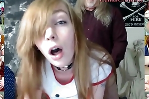 Gamergirlroxy respecting old & young deepthroat creampi   