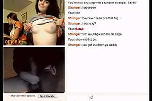 Omegle babyhood big cock reaction and flash confidential