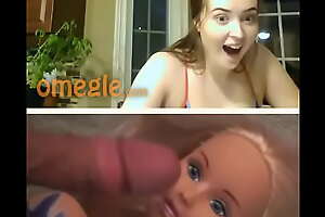 Omegle Boomerang Cum on Barbie Doll Funny Facial Eccentric She Likes It together with As a matter of actual fact