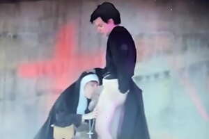 Sexy nun Fran finally gave me a blow job, I shot been absent be incumbent on 30yrs